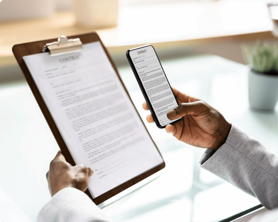 Corporate Document Comparison - Digital and Physical